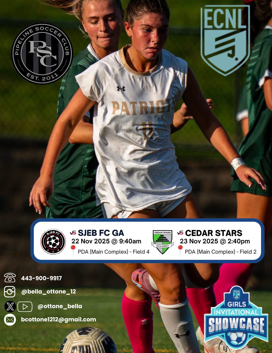 Bella Ottone | Class of 2027 | ECNL Forward/Mid tweet media