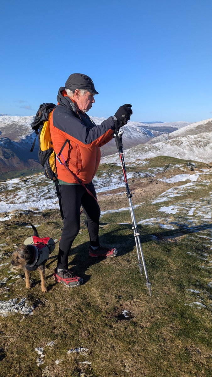 So It was a cold hike for my 95 and 96 Wainwrights today but my coat kept me warm ⁦<a href="/BtCulter/">Lord Culter BT 🏴󠁧󠁢󠁳󠁣󠁴󠁿 Order of the IT</a>⁩ ⁦<a href="/SkipperTheBear/">M’Lord Skipper & The Lady Fargo of Sussex</a>⁩