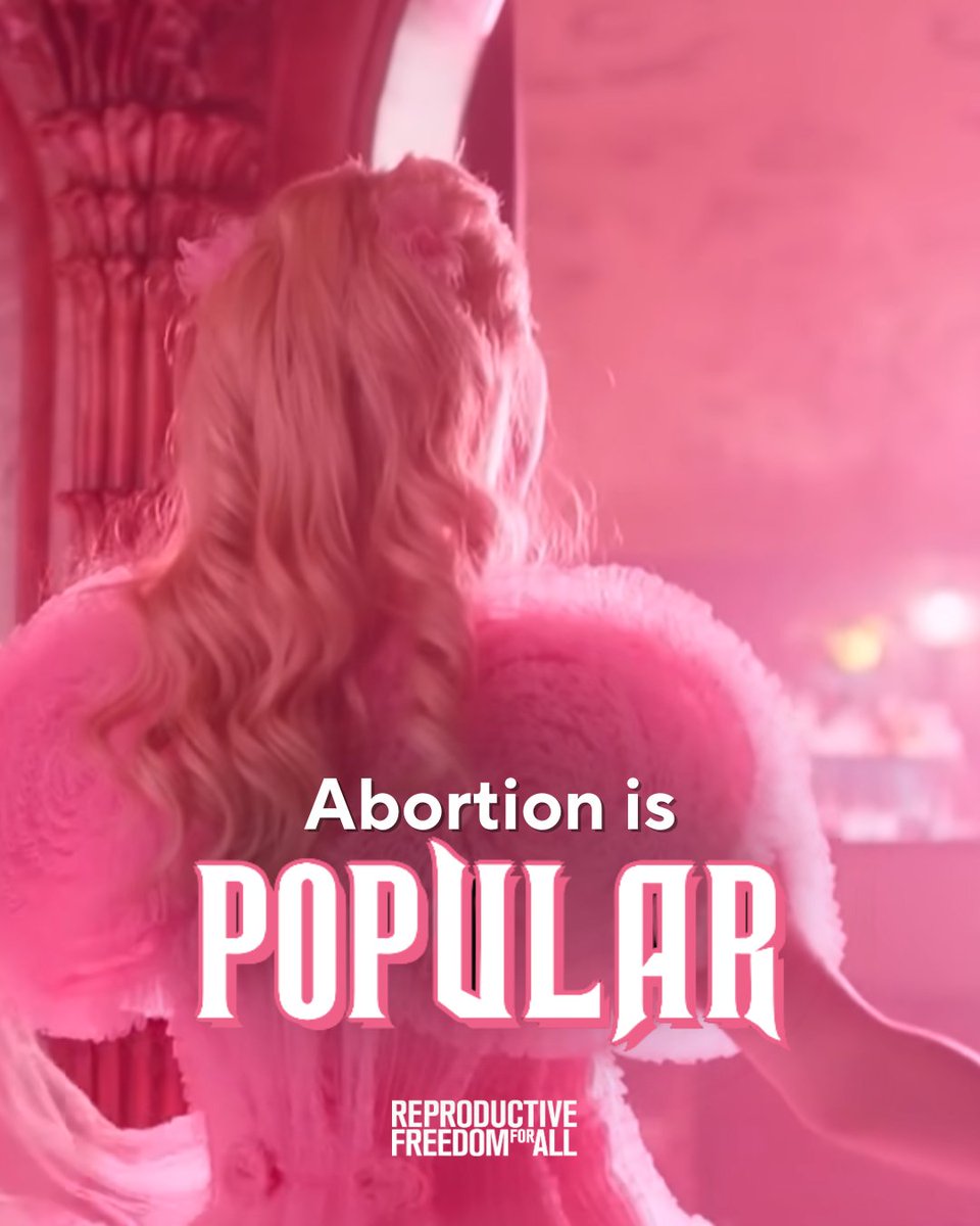 reproforall's tweet image. 8 in 10 Americans support legal abortion. That makes it popular!! 🩷💚
