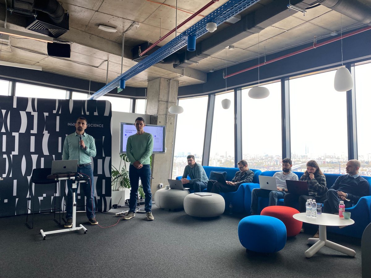 HyperscienceAI's tweet image. Earlier this month, our Leadership team visited our Sofia Office! They spent time sharing the scope and impact of our Technology teams, on our innovation roadmap, and what lies ahead for Hyperscience. It’s always wonderful to connect in person and spend quality time as a team.