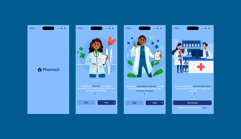 TimilehinO71005's tweet image. Day 1 ✅ 

Onboarding screen for a pharmacy app today!
Daily dose of design unlocked 💊✨
#UIUXDesign #100dayschallenge