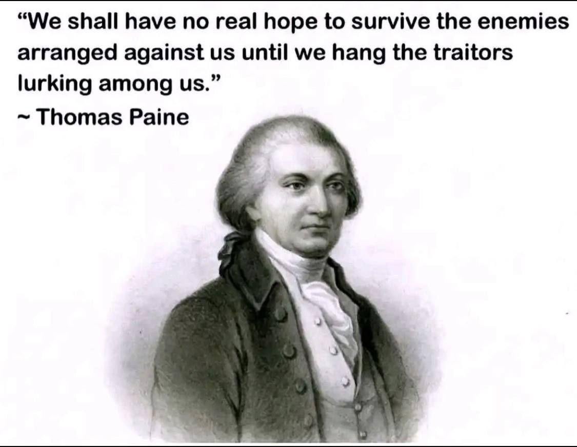 The democrats are undermining the presidency.  

Treason and sedition are being thrown around. 

You can't tell the military to stop following orders. President Trump hasn't done anything illegal. But the democrats have. 

We need military tribunals.