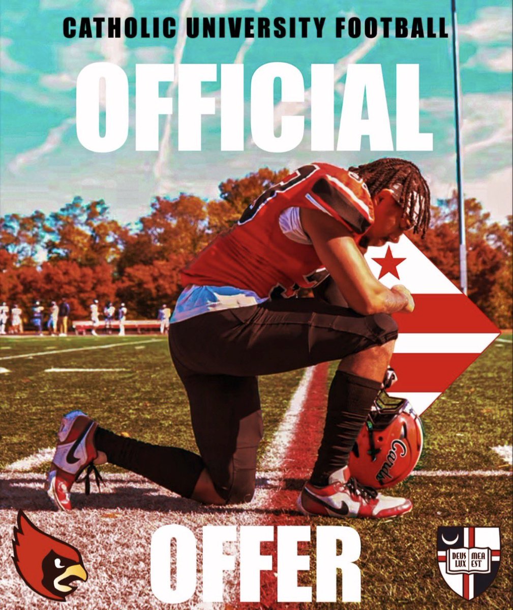 Owen_dud's tweet image. After a great conversation with @CoachMattyVogel I am blessed to receive an offer from @CatholicU_FB!!!
@coachsfrederick @CoachMikeGut #agtg