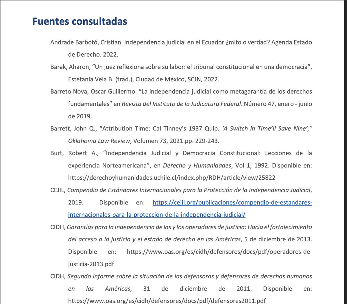 La SCJN, 🏛️ publicó el libro: Independencia  Judicial en Iberoamérica. Retos y amenazas. En donde se citó un artículo de mi autoría 📄 Contento de aparecer a lado de grandes autores. Comparto el link de la publicación por si es de su interés.
supremacorte.gob.mx/relaciones-ins…