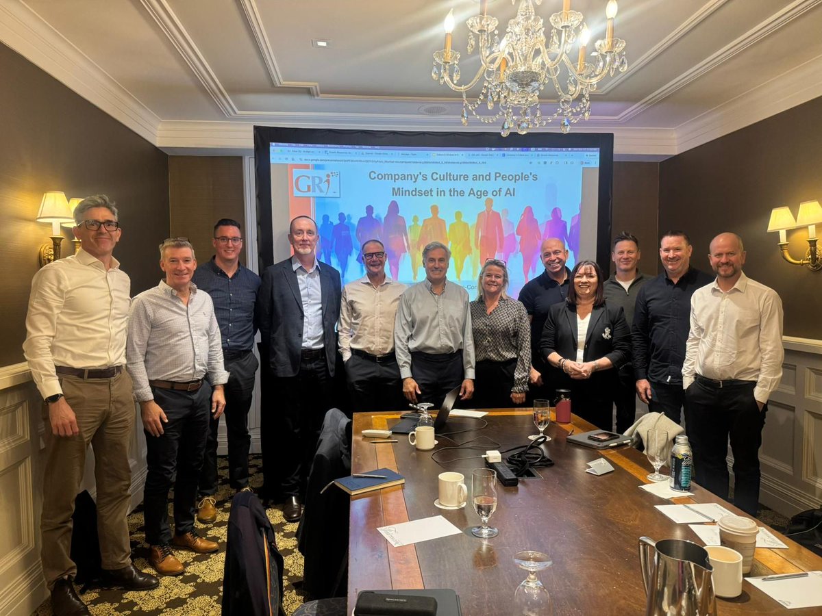 An honor to join the George Weston Foods Silicon Valley group! FLC spoke on Navigating Company Culture &amp; People's Mindset in the AI Era. Everything in an org happens thru people starting at the top. Execs need tools to understand people’s mindsets &amp; champion the human element!