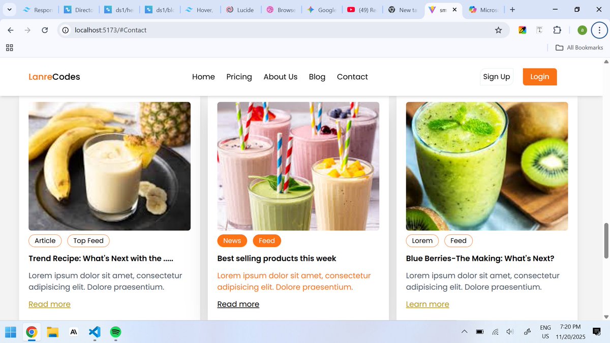 THEJASPERJAY's tweet image. finally wrapped up my first solo project. I built the blog down to the footer. I will pause projects now and focus on learning react very well. Still posting the journey regardless.
#WebDev #FrontendDeveloper #BuildInPublic #TechLife