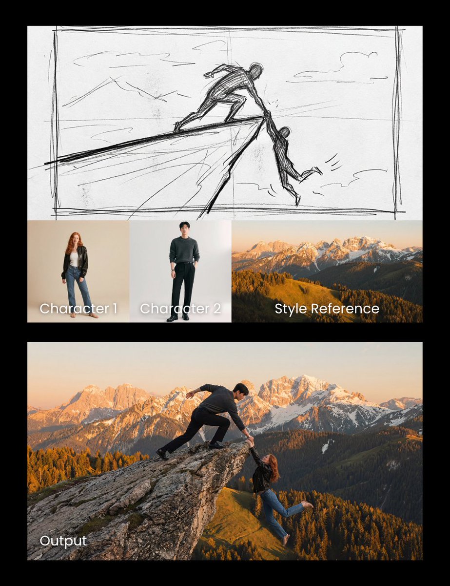 Realistic cliff rescue composite - Image 1