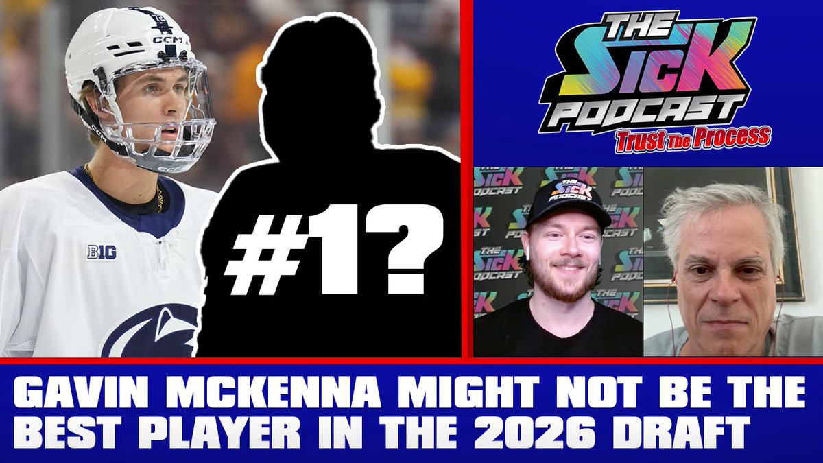 🚨New Episode🚨

Simon "Snake" Boisvert and <a href="/GaumondShayne/">Producer Shayne</a> discuss:

🔵Is Gavin McKenna still #1?
🔵Forgotten #GoHabsGo prospect
🔵Does it take bigger players longer to develop?
🔵&amp; more

Full pod👇
Watch: youtu.be/XNXSXre8aeI
Listen: traffic.megaphone.fm/SICMED27659187…

#thesickpodcast