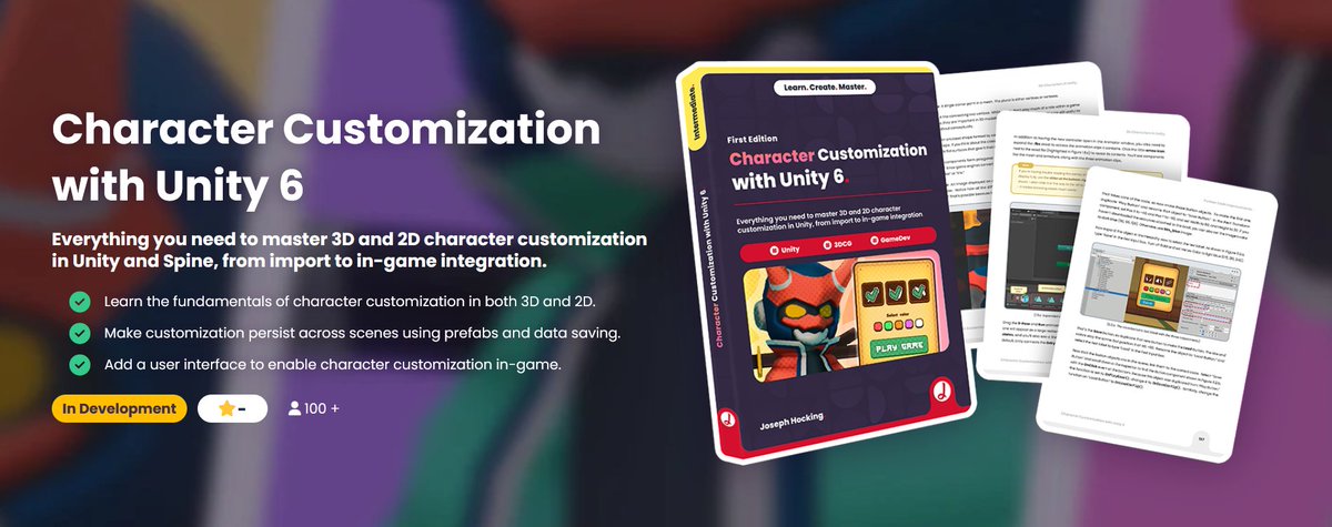 ushadersbible's tweet image. For those working with Spine in Unity, the next update will include the full implementation and character customization ✨ jettelly.com/store/characte…

#unity3d #spine2d #indiedevs