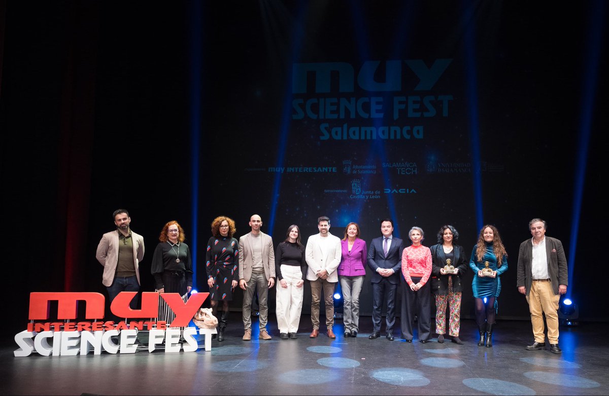¡Hasta aquí Muy Science Fest Salamanca 2025!
Una edición que ha reunido talento, curiosidad y grandes perspectivas sobre el futuro de la ciencia. Gracias a Salamanca y a todos los que lo han hecho posible. @aytosalamanca <a href="/usal/">Universidad de Salamanca</a> <a href="/UCCiUSAL/">Unidad de Cultura Científica y de la Innovación</a> <a href="/salamancatech/">Salamanca Tech</a> Junta de Castilla y León y