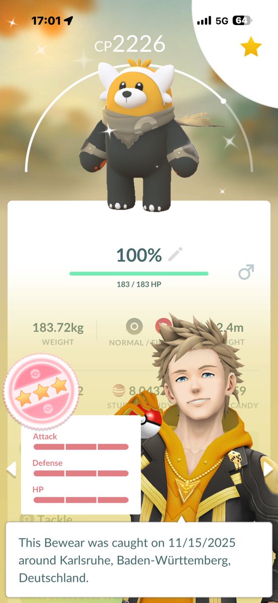 HaiseIRLv7's tweet photo. I played the #GOWildArea in Karlsruhe to play with @hannesmeinname &amp; Friends .

I enjoyed the event very much (besides the permanent lags) and got very lucky as per usual 😂 
Thanks again to Hanni for letting me play along side with him 🤝 See you at the Go Tour global 🫶 https://t.co/59hfWHEkyj