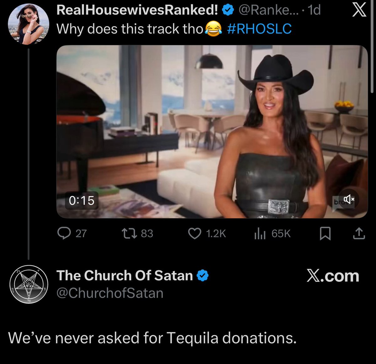 the concept of the church or satan distancing themselves from lisa barlow