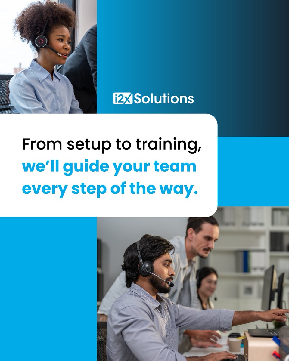 i2xsolutions's tweet image. Rolling out new tools? It doesn’t have to be stressful. We set up, train, and guide your team for seamless results. Call us to get started.
#i2xSolutions #TechSupport #TechAdoption #CyberSecurity