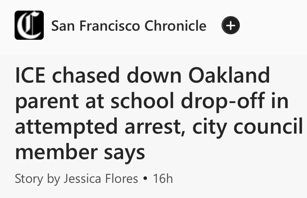 DHSgov's tweet image. STOP LYING. ICE did NOT target Hoover Elementary School or go on school grounds.

Law enforcement conducted a targeted immigration enforcement operation to arrest Gonzalo Ramirez Martez, a criminal illegal alien, whose rap sheet includes multiple arrests for:
 
-Battery of a…