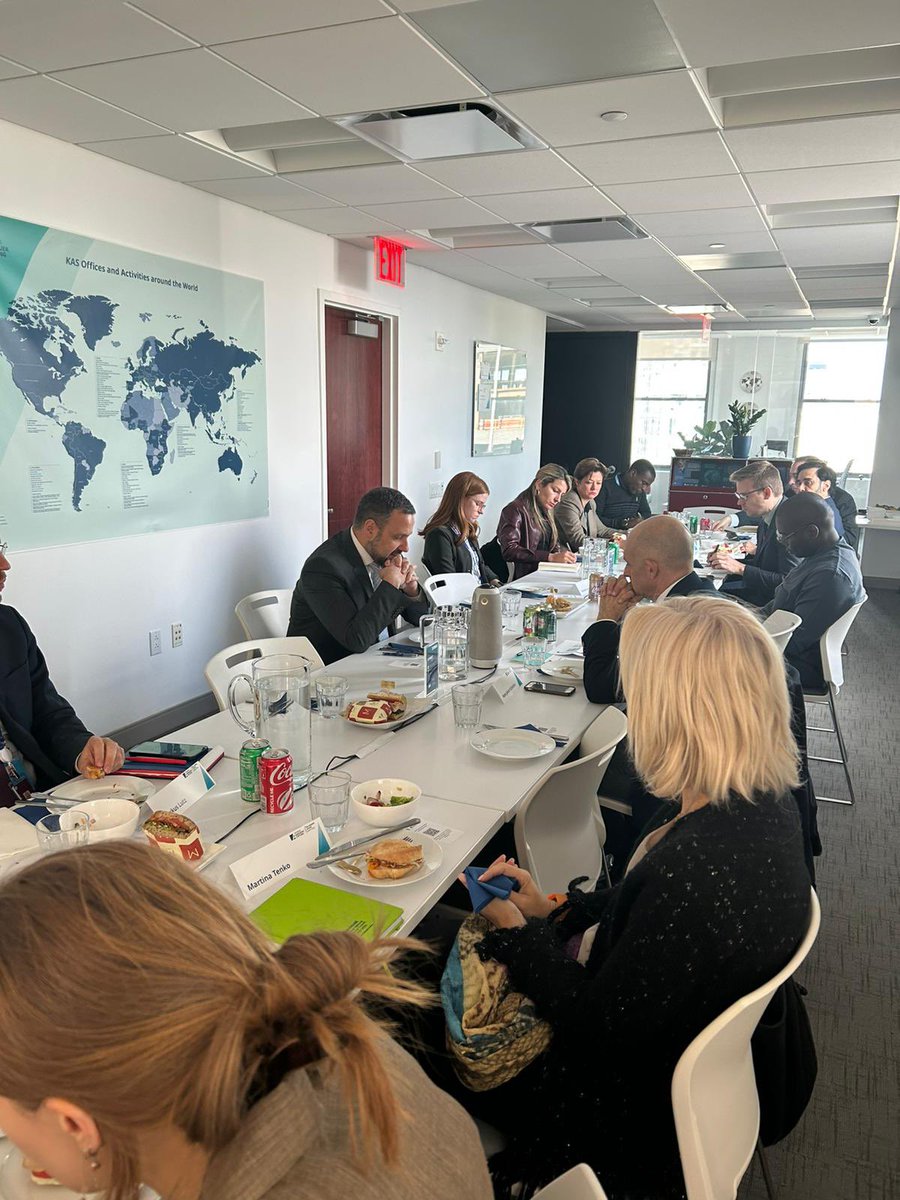 kas_ny's tweet image. External non-state actors have become increasingly embedded in West Africa’s security landscape.

The KAS NY Office and the Counter Extremism Project hosted a discussion to explore the roles of Hezbollah and the Africa Corps in West Africa. #multilateralism #KAS4Security