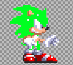 green sonic tweet media