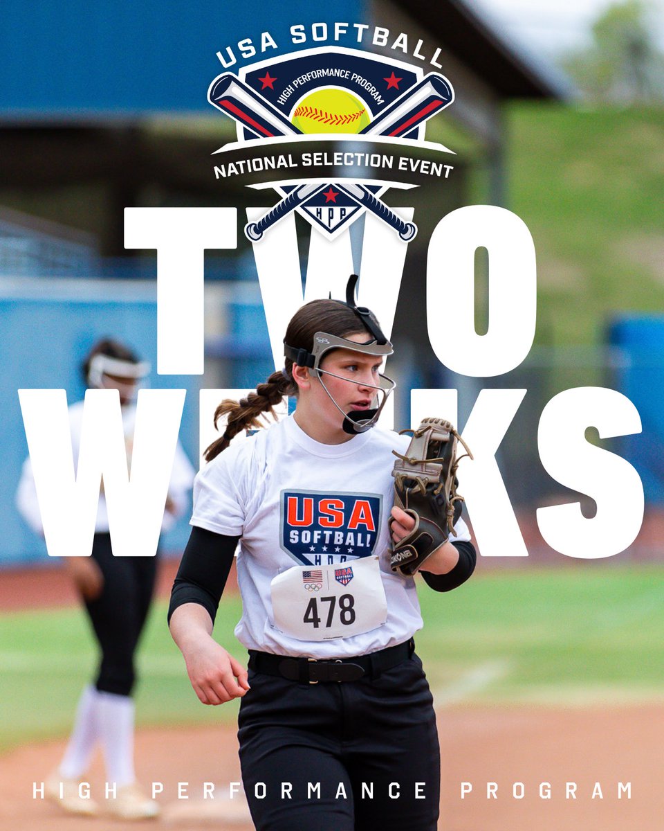 Just 2️⃣ weeks away from the 2025 𝐍𝐚𝐭𝐢𝐨𝐧𝐚𝐥 𝐒𝐞𝐥𝐞𝐜𝐭𝐢𝐨𝐧 𝐄𝐯𝐞𝐧𝐭, 𝘱𝘳𝘦𝘴𝘦𝘯𝘵𝘦𝘥 𝘣𝘺 <a href="/DICKS/">DICK'S Sporting Goods</a> 🥎

👀 𝑺𝒆𝒆 𝒚𝒐𝒖 𝒕𝒉𝒆𝒓𝒆!

#HPP | #NSE25