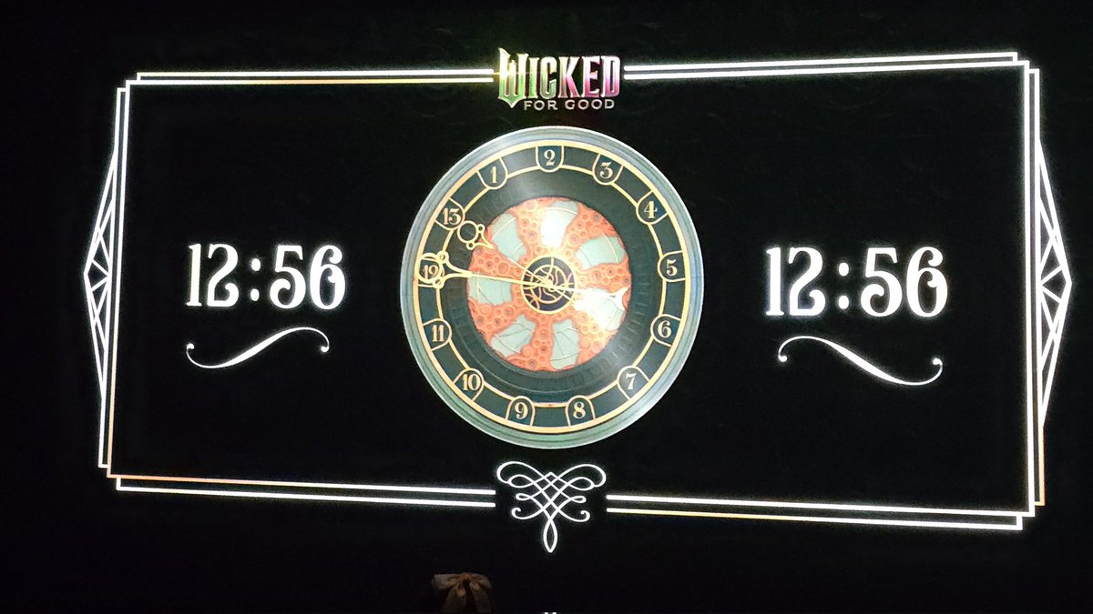 It's happening! 👑🧹

12 minutes to go until <a href="/wickedmovie/">Wicked: For Good</a> !

#WickedForGood