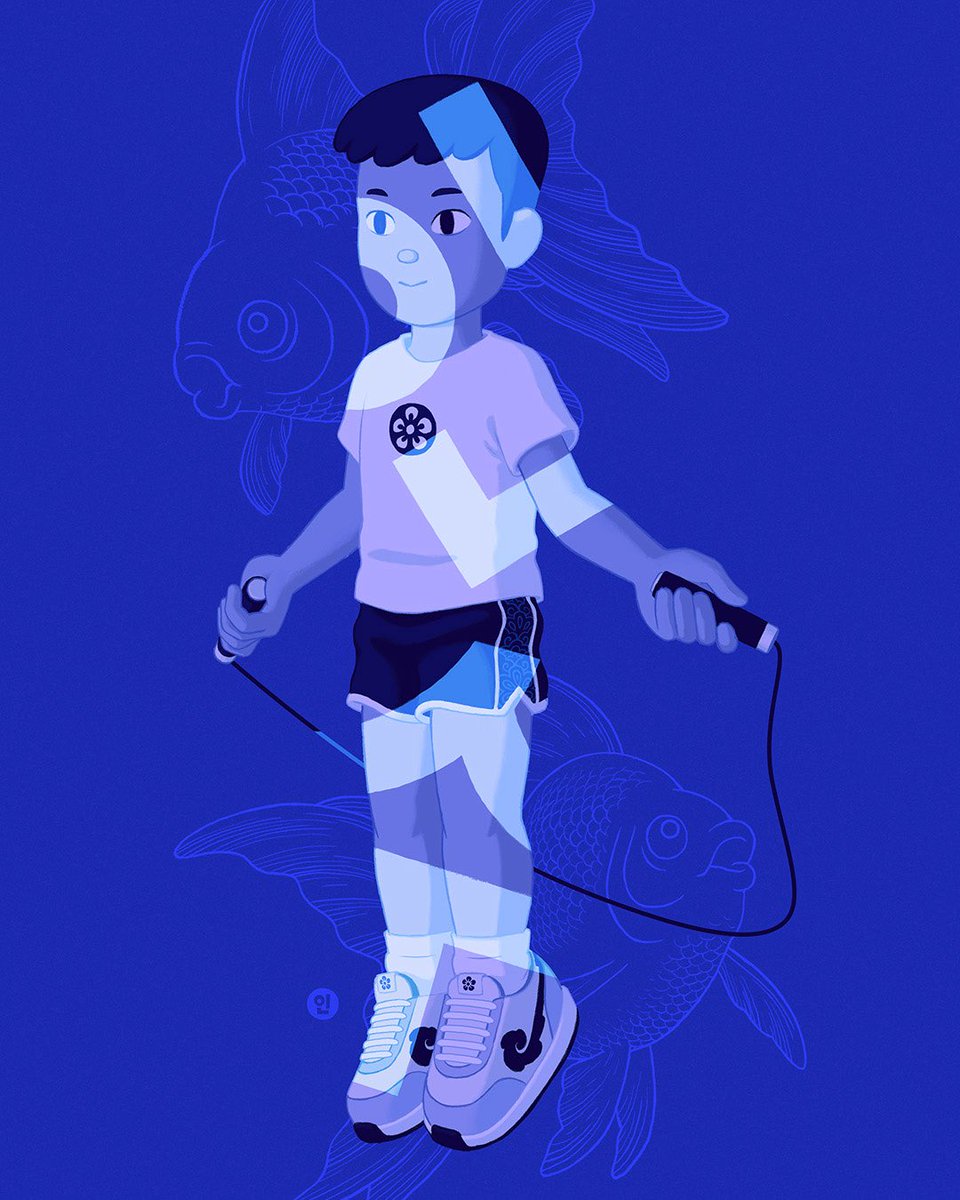 insookay's tweet photo. Jumproper or “Hello, My Name is Insoo” 💙
#art #illustration #character #아트 #일러스트 https://t.co/kpIalyG505