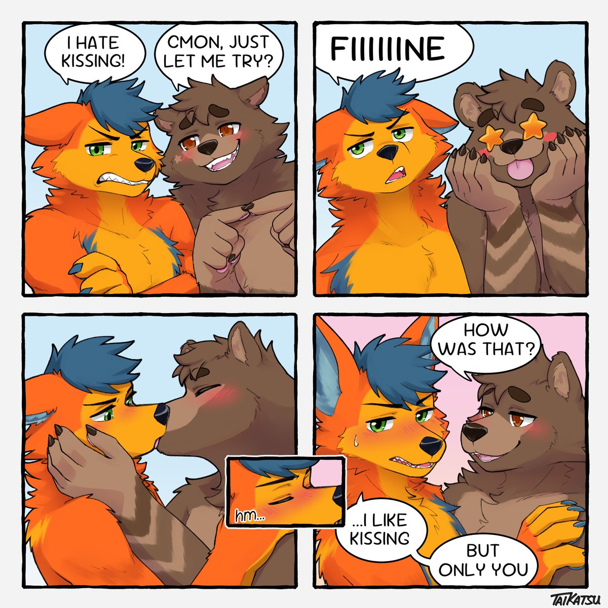 brotherboofer's tweet image. I wanted to post this comic for SO long. It’s based on true events 😅
🖼️ @TaiKatsu_