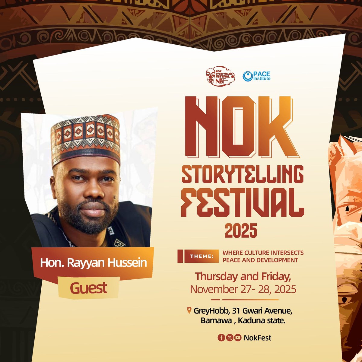 NokFest's tweet photo. Meet our guest — Rayyan Hussein is the Executive Chairman of Kaduna South Local Government Area, with over a decade of experience in real estate development, compliance, and community impact. In 2025, under his leadership, Kaduna South became the first Local Government in Kaduna https://t.co/pqLE8P1BjM