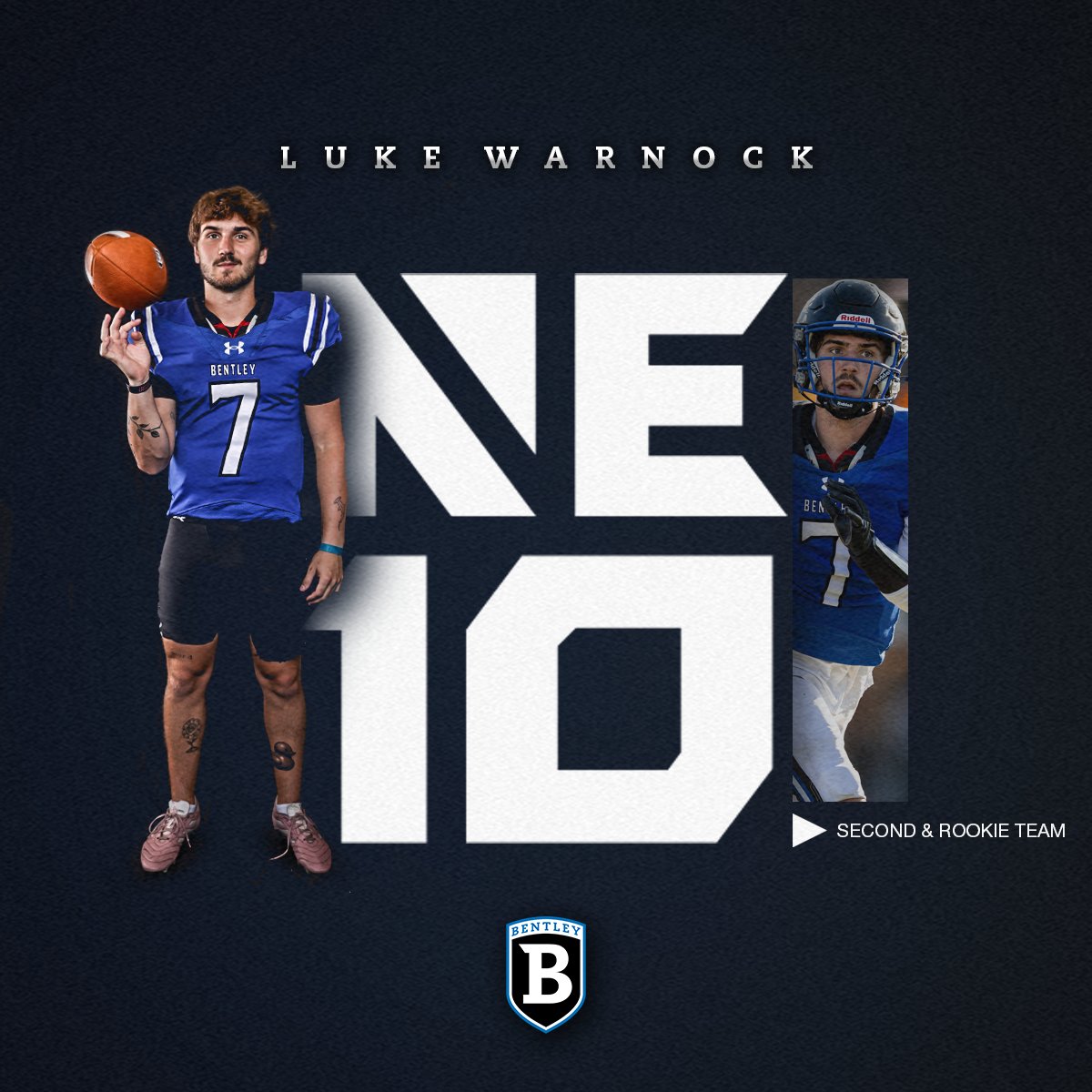 All-NE10 Second Team trio for the offense!