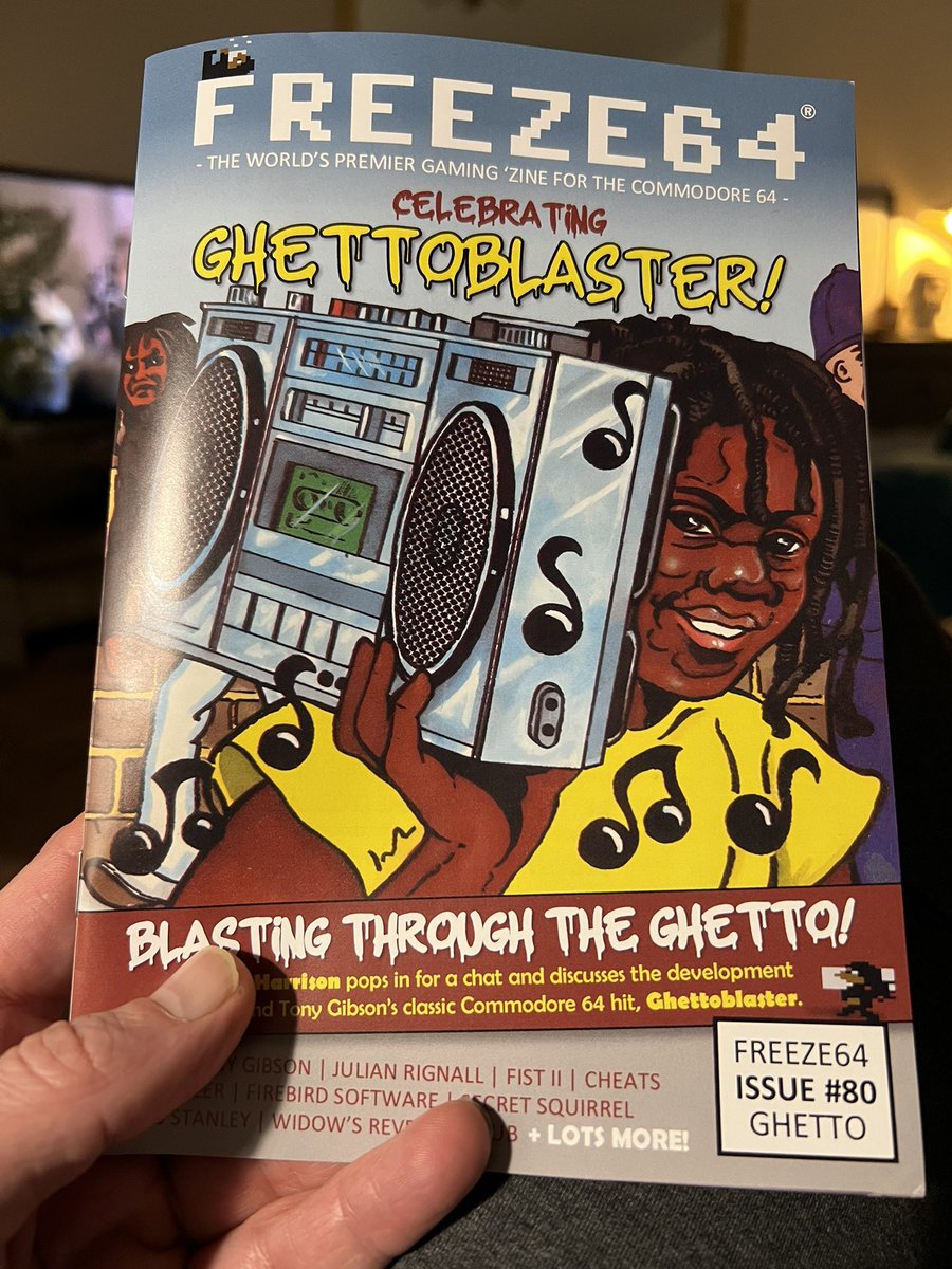 stacbats's tweet image. No spoilers 😉 #C64 #retrogames. A great read, thanks @FREEZE64UK