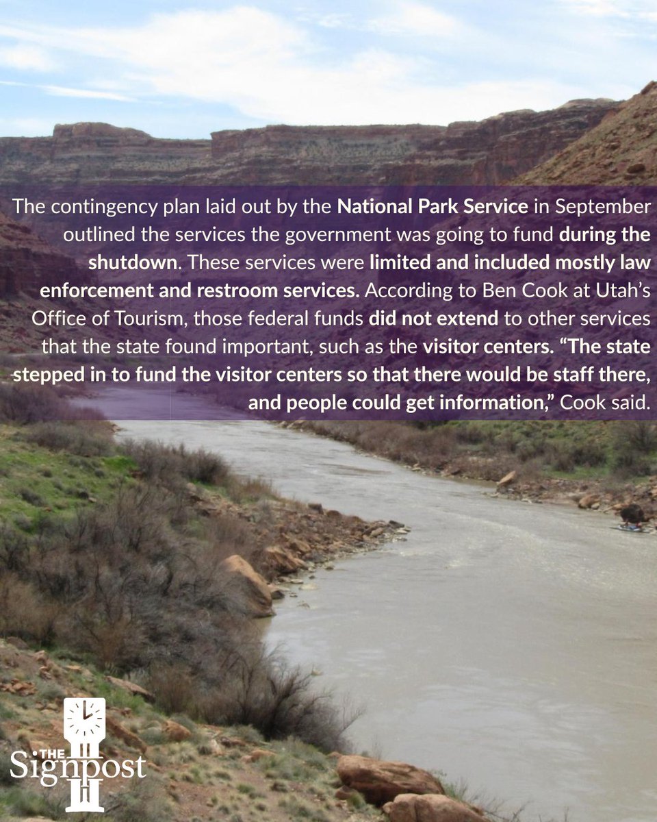 WSUSignpost's tweet image. ⬆️ Read the whole story on our website, the link can be found in our bio!

✍️: Erin Drollette | Contributor
📸: Anna Kuglar | Photo Editor, the Signpost

#Nationalparks #Governmentshutdown #Donaldtrump #Arches #Canyonlands #Utah #Utahnews #Utahculture #Ogden