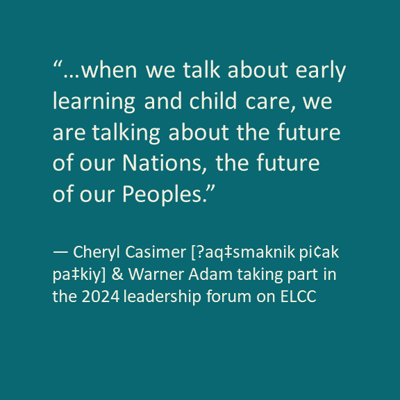Today on #NationalChildDay we celebrate our children and call attention to the systemic inequities facing Indigenous children, families and communities. Every child deserves holistic, culturally-grounded early learning &amp; child care. We commit to a rights-based future.