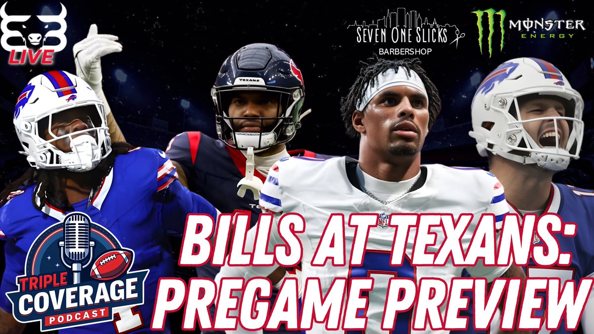 Week 12: Bills at Texans

<a href="/S_Kasson14/">Scott Kasson</a>, <a href="/LanceNelsonBIB/">Lance Nelson</a> &amp; <a href="/ShoopBen/">Ben Shoop</a> preview the Bills visit to Houston. Will the offense be able to keep firing on all cylinders? Can the defense take advantage at the line of scrimmage? Plus quick thoughts and more!

Presented by <a href="/MonsterEnergy/">Monster Energy</a> &amp;