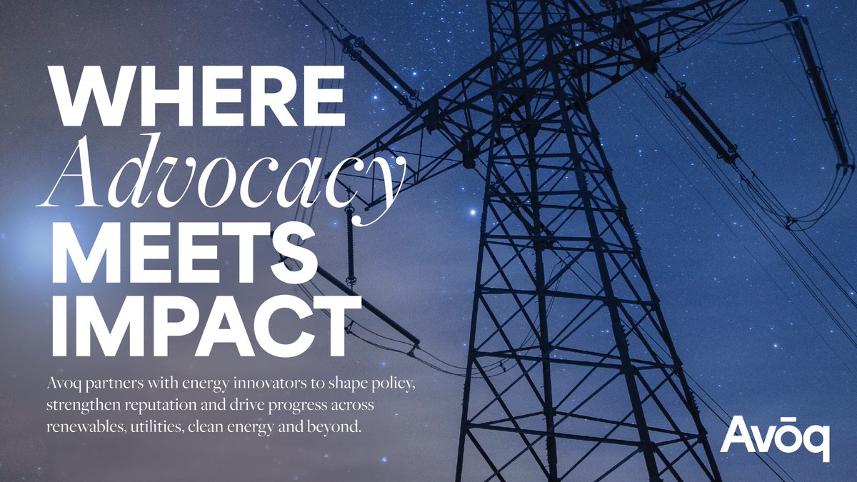 CityAndStateNY's tweet image. #sponsored

From renewables and EVs to utilities, labor, and clean energy, Avoq elevates leaders and institutions to influence conversations and deliver outcomes.

See how we can help you: teamavoq.com/services/