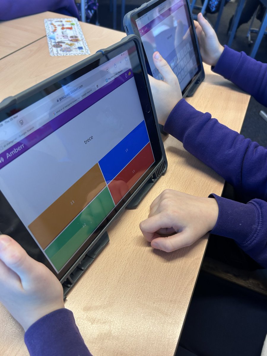 123MissMcGee's tweet image. P3b were revising numbers 🔢 and months of the year in Spanish this afternoon with Señorita Rourke 🇪🇸📆🇪🇸 They enjoyed using Blooket for the first time and managed to get lots of correct answers! ✅ 😊💜#LanguageLearning #DigitalLearning @StMonicaMilton
