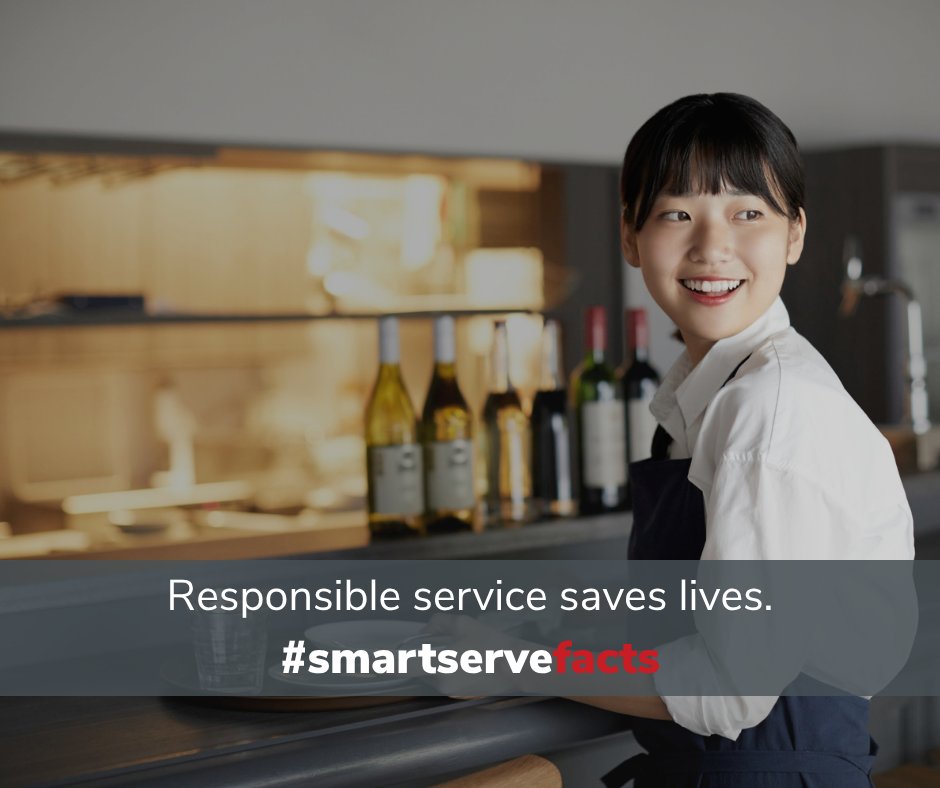 smartserve's tweet image. Responsible alcohol service is more than a job—it&apos;s an important role in keeping our communities safe. ✅

By refusing service to intoxicated patrons, verifying IDs carefully, and knowing when to say no, you protect your guests, your workplace, and everyone around you. 

📝 Smart…