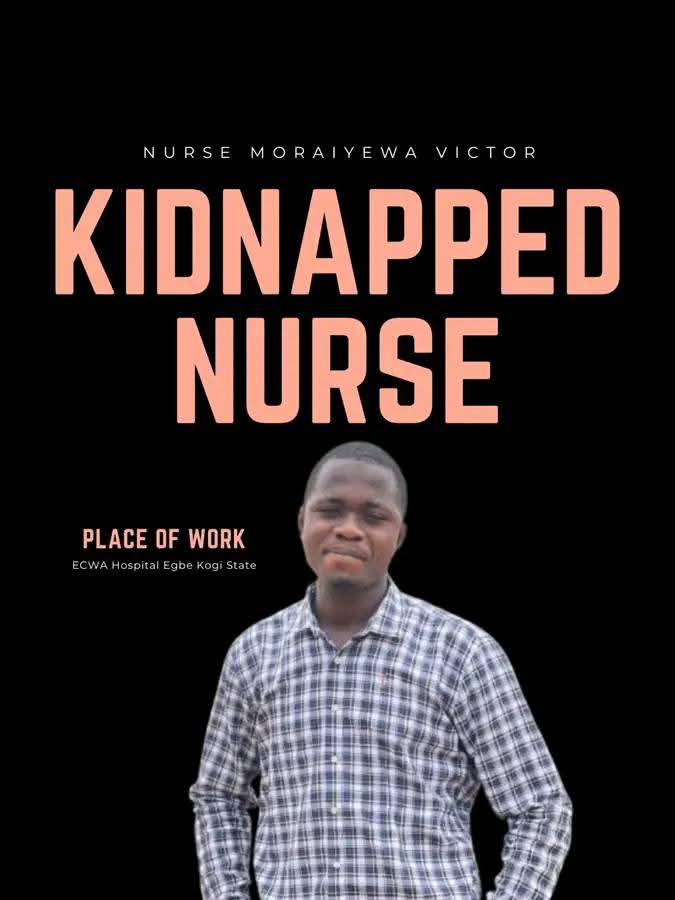 Nursebassey_'s tweet image. Nurse Moraiyewa Victor was kidnapped on 15th November 2025 along the Eruku–Egbe road in Kogi State.

Reports say the abductors are demanding ₦100 million for his release.

But honestly, how much is his salary throughout his entire career for them to request that kind of amount?