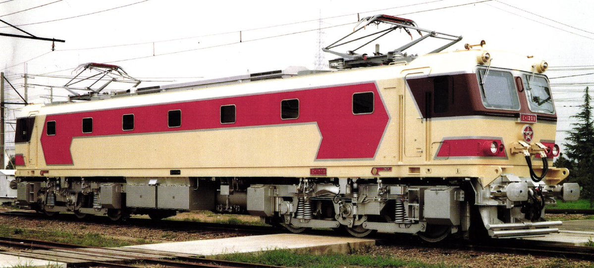 TStm38's tweet image. 日立水戸1977年および1982～1984年モロッコ鉄道向け電気機関車輸出。日立製作所水戸事業所。
モロッコ国鉄E1100形電気機関車 // 日立製作所 1977
モロッコ国鉄E1200形電気機関車 // 日立製作所 1982
モロッコ国鉄E1250形電気機関車 // 日立製作所 1984
#モロッコ国鉄 #日立製作所 #鉄道輸出 #日立水戸
