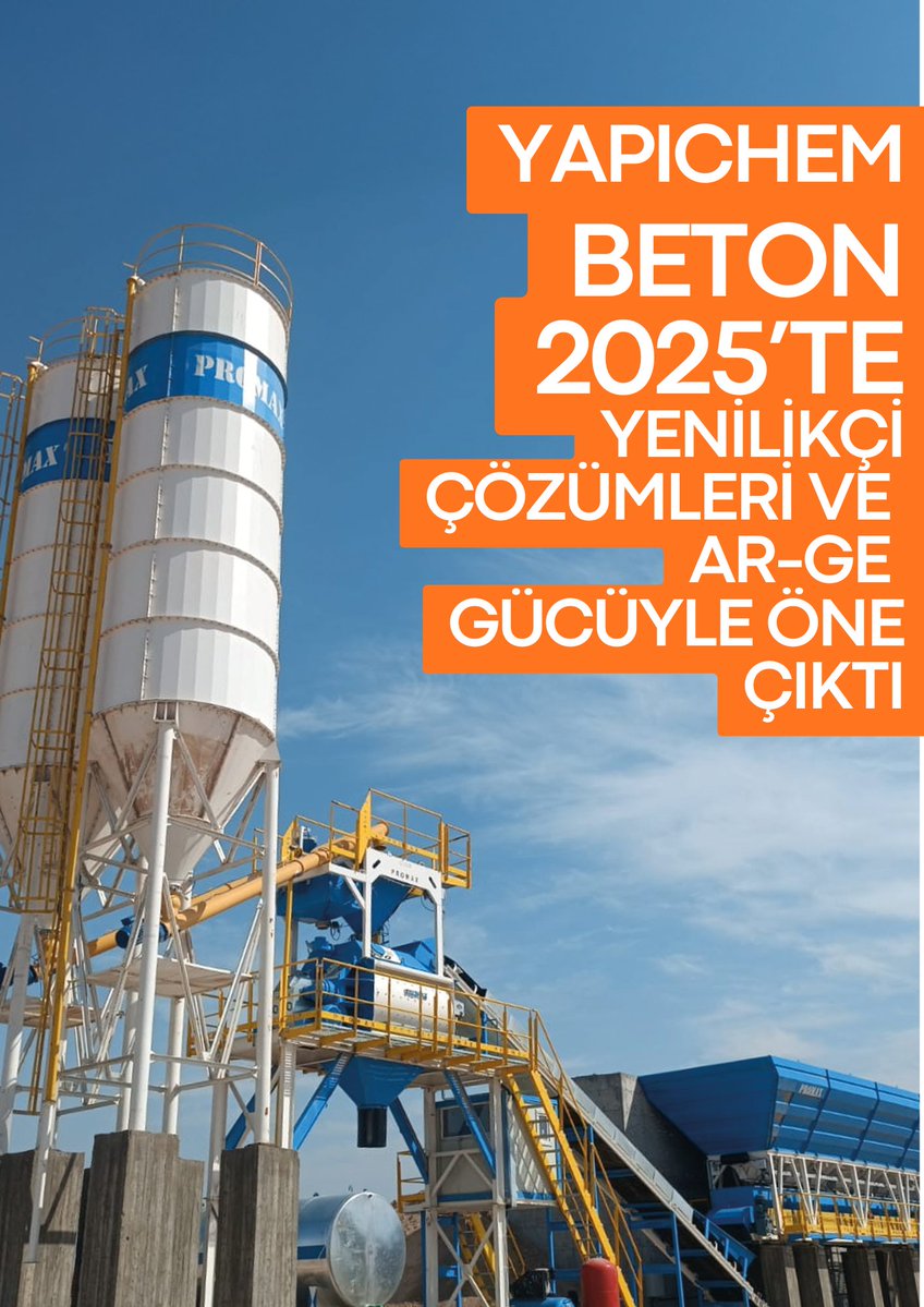 acikplan's tweet image. HABER      
//Yapıchem, BETON 2025’te yenilikçi çözümleri ve Ar-Ge gücüyle öne çıktı//    

#inşaat #beton #yapı
