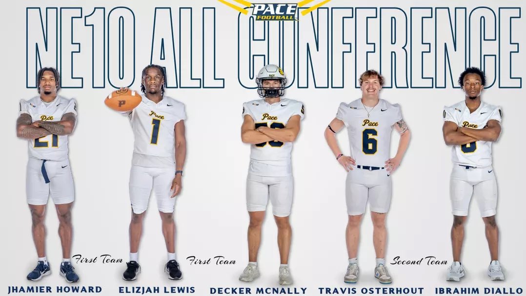 Five Setters Named to NE10 All-Conference Football Team 🏈

paceuathletics.com/news/2025/11/2…