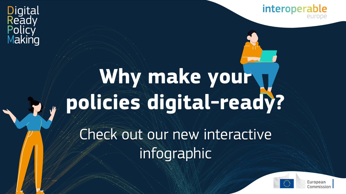 InteroperableEU's tweet image. A #DigitalReadypolicymaking (#DRPM) approach enables governments not only to have better decision-making, but also smart and user friendly💻#digital #PublicServices. 

Download the new infographic and discover even more benefits of Digital Readiness!
👉link.europa.eu/YYBb9f