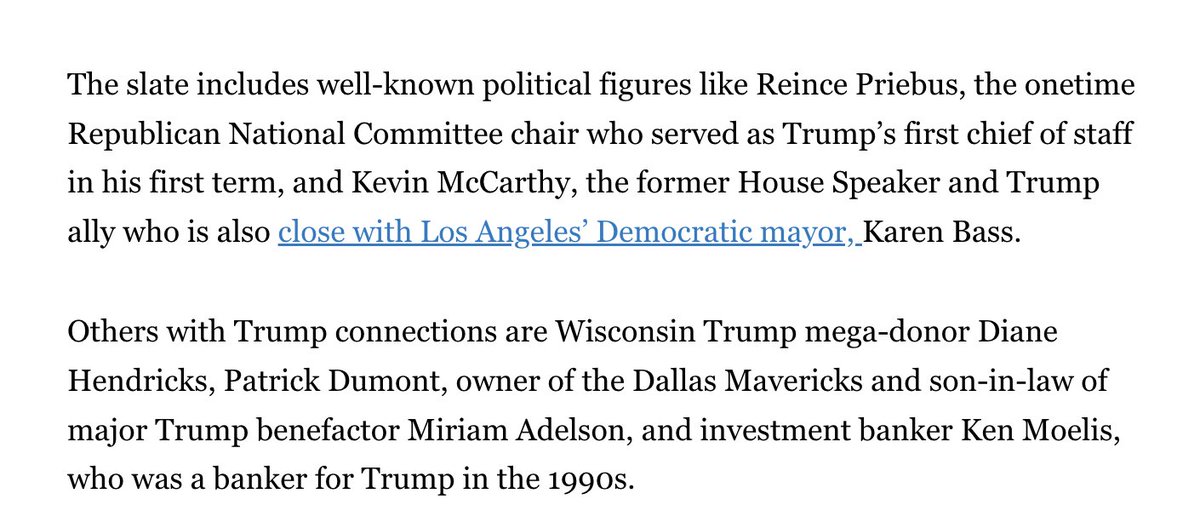 melmason's tweet image. The LA28 board, the organizing committee for the LA Olympics, just added a slew of new board members, including some very Trump-friendly additions. @SophiaCai99 and I have the deets: politico.com/news/2025/11/2…
