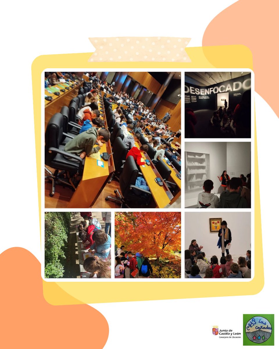 👋Hoy Primaria ha ido de excursión a Madrid!
⏩️5.º y 6.º han visitado el Congreso y han participan en “Diputados por un día”,de Aldeas Infantiles,además de visitar la exposición de CaixaForum.
⏩️ El resto de cursos han recorrido el Reina Sofía y el Jardín Botánico.