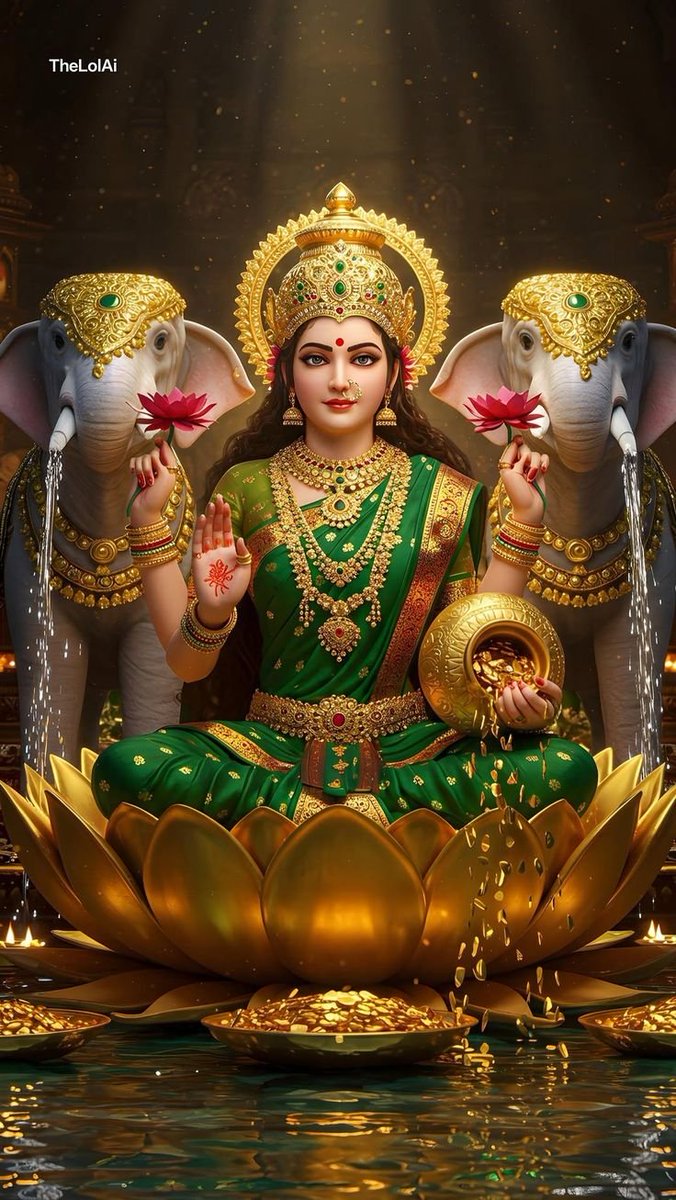 Geetashloks's tweet image. If you are not busy, then reply with Jai Maa laxmi 💗