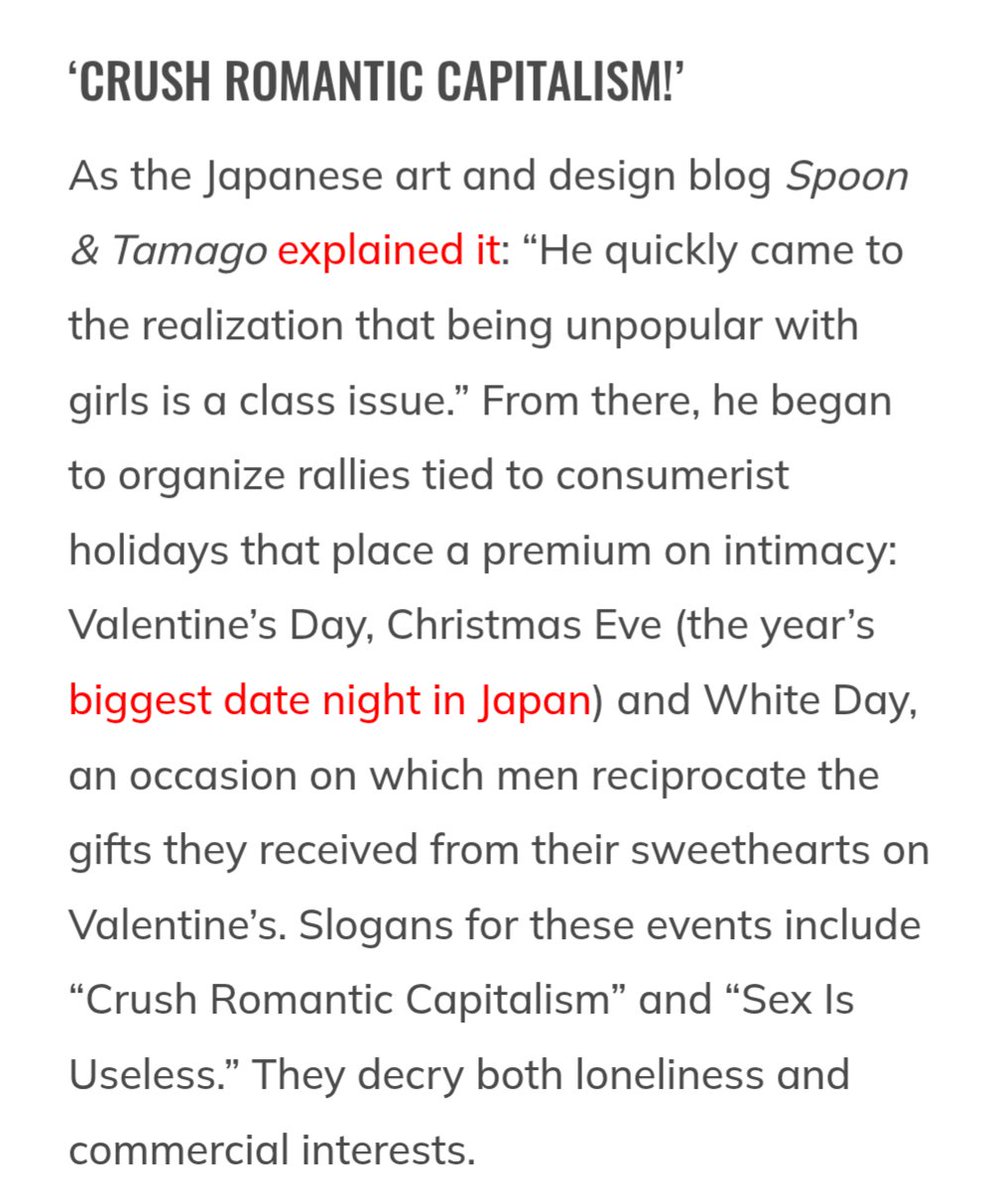 Japan is so progressive, even their incels are woke