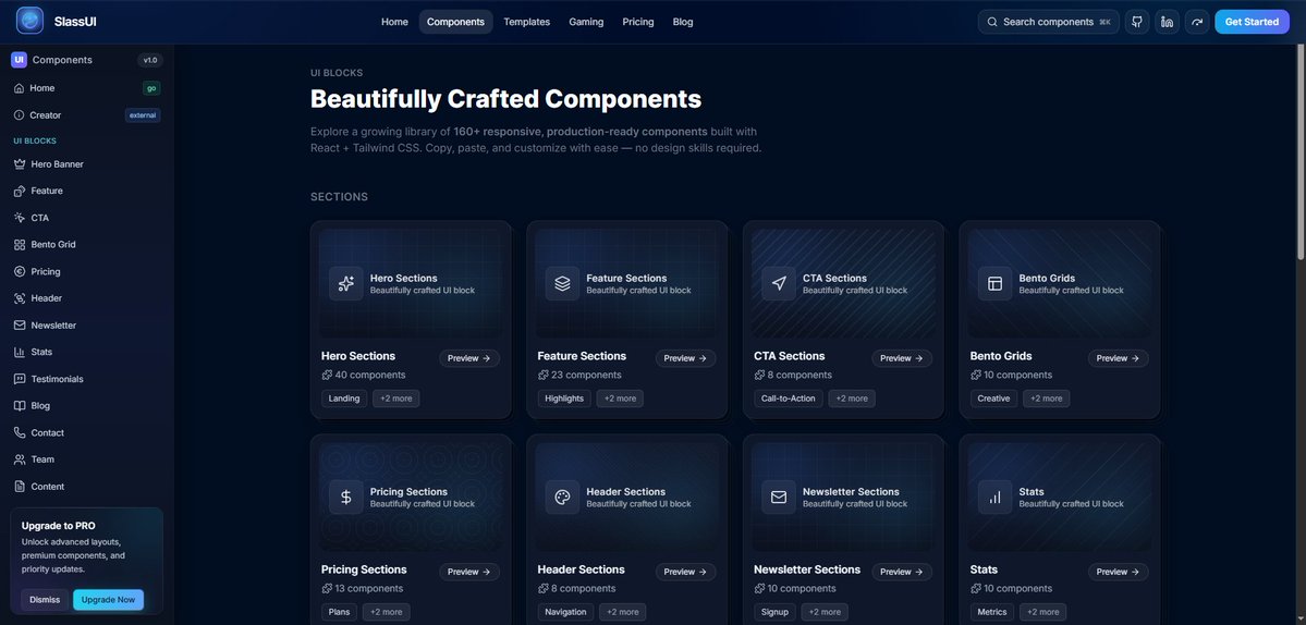 anik_radwan's tweet image. Need a frictionless way to build UI?
SLASS UI = zero setup, zero CSS, maximum speed.
Try it: slass-ui.vercel.app
#FrontendTools #React