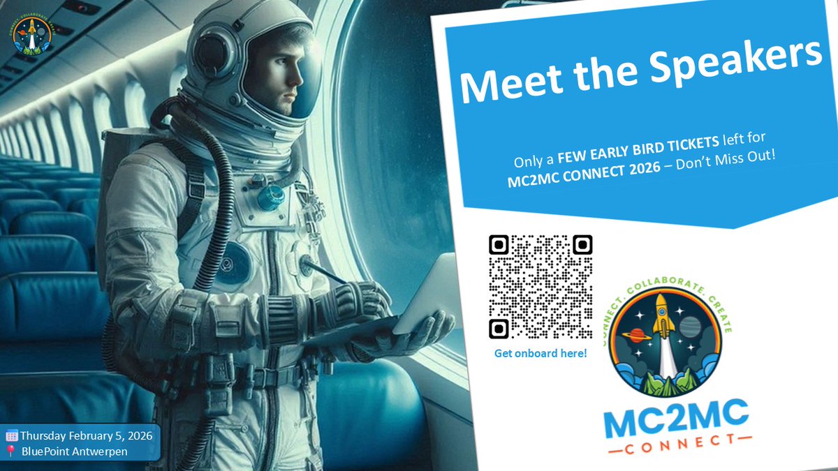 mc2mcbe's tweet image. 🚀 The speakers for MC2MC Connect 2026 are live! 

➡️ Dive into Microsoft Cloud, Endpoint, Security, AI, FinOps &amp;amp; Architecture with top experts.  

🎤 Speakers: connect.mc2mc.be/speakers-widge… 

🎟️ Only a few early-bird tickets left: connect.mc2mc.be/tickets/ 

#MC2MC #ConnectMC2MC