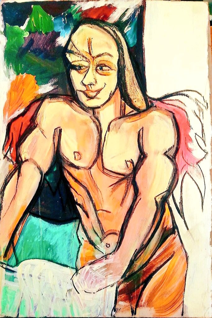 Aniołeczek 
wystawia rozkosznym uśmieszkiem 
serduszkaczek 
wypinając jak zając 
na siano tyłeczek