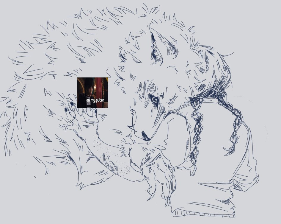 #wenclair quick sketch i never posted :ooo wish i had the file so i could finish it </3333