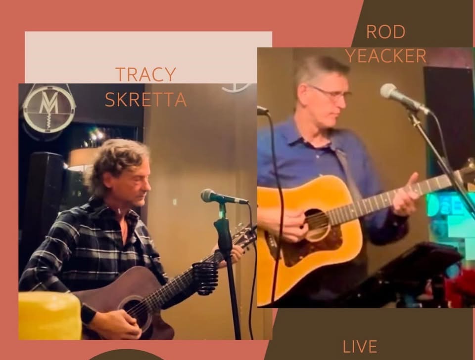 Join us at our Legacy location TONIGHT for our first night of live music with Tracy Skretta and Rod Yeacker from 6:30-8:30!