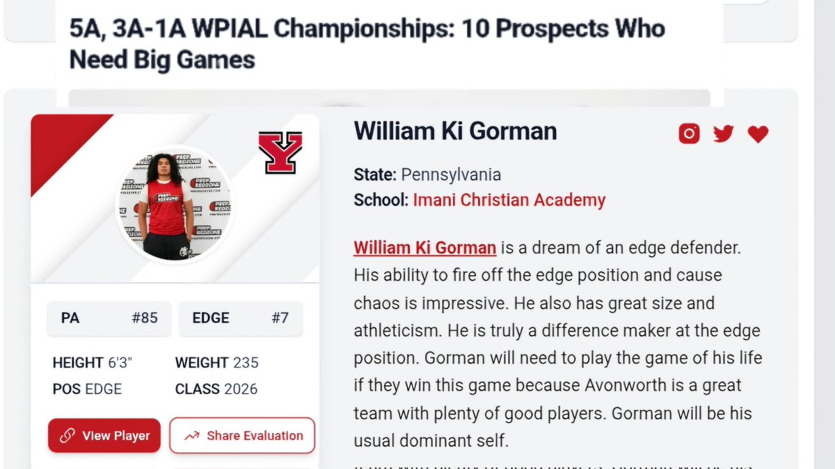 Will KI Gorman tweet media