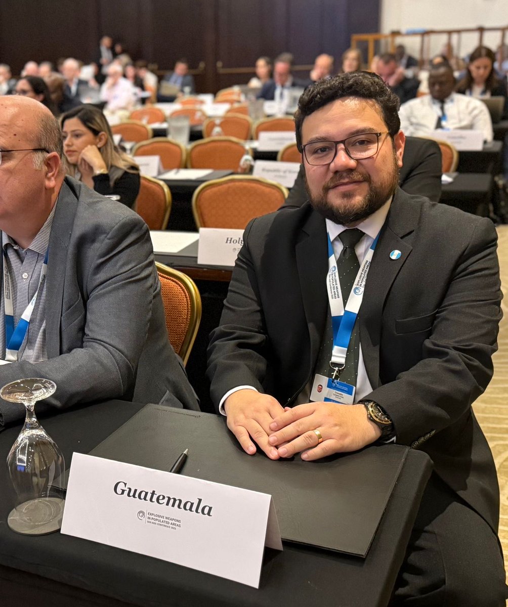 La <a href="/EmbajadaCR/">Embajada de Guatemala en Costa Rica</a> participa, en la Segunda Conferencia Internacional de la Declaración Política sobre el Fortalecimiento de la Protección de los Civiles frente a las Consecuencias Humanitarias del Uso de Armas Explosivas en Zonas Pobladas, que se desarrolla en San José, Costa Rica.