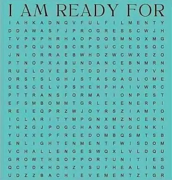 Higher_Self1111's tweet image. First word is the frequency you are vibrating right now.

I AM ready for progress!

You?😊